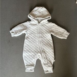 Quilted Hooded Onesie